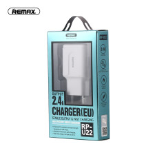 Мережевий зарядний пристрій Remax RP-U22 2USB 2.4A