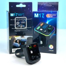 FM Модулятор (Автомобільний зарядний пристрій) M17 Bluetooth 3,1A
