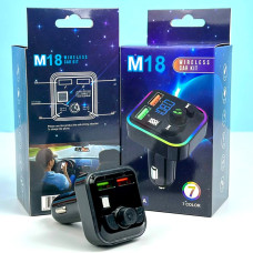 FM Модулятор (Автомобільний зарядний пристрій) M18 Bluetooth 3,1A