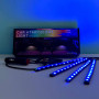 Світлодіодне підсвічування салону авто E6 48 LED Strip RGB від прикурювача+пульт (4х22см)