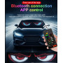 Гнучкий дисплей LED Matrix Panel (програмована) APP та з пультом (led 16*32) 17,3*7см