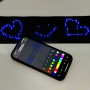 Гнучка LED Matrix Panel (програмована) APP та пультом (led 16*64) 37,4*9,2cм