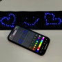 Гнучка LED Matrix Panel (програмована) APP та пультом (led 16*96) 59,5*12см