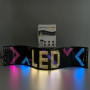 Гнучка LED Matrix Panel (програмована) APP та пультом (led 16*96) 59,5*12см