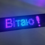 Гнучкий дисплей LED Matrix Panel (програмована) APP та з пультом (led 16*96) 59,5*12см