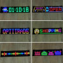 Гнучкий дисплей LED Matrix Panel (програмована) APP та з пультом (led 16*144) 133*19,2см