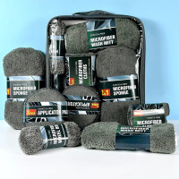 Набір мікрофібри для догляду за авто 9in1