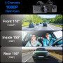 Відеореєстратор Y15 WiFi Dual Lens (2inch, Full HD та з камерою заднього виду)