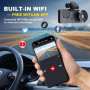 Відеореєстратор Y15 WiFi Dual Lens (2inch, Full HD та з камерою заднього виду)