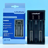 Багатофункціональний зарядний пристрій LiitoKala Lii-C2 (2x21700, 26650, 18350, 16340, 18500)