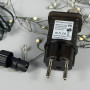 Гірлянда Мішура Xmas зелений провід, таймер, пульт ДУ 6Вт WW-2 від 220V 30m (Теплий)