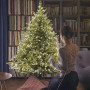 Гірлянда Мішура Xmas срібний провід, таймер, пульт ДУ 6Вт W-2 від 220V 30m (Білий)