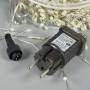 Гірлянда Мішура Xmas срібний провід, таймер, пульт ДУ 6Вт W-2 від 220V 30m (Білий)