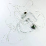 Гірлянда Крапля роси 30 Led 3m Білий на мідному дроті від батарейок+USB