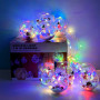 Гірлянда (Штора) Сніговик Copper curtain ball lamp 3m*1.5m 200 Led Мультикольорова від 220V