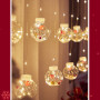 Гірлянда (Штора) Подарунок Copper curtain ball lamp 3m*1.5m 200 Led Теплий білий від 220V