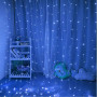 Гірлянда Водоcпад 3m*1.5m 240 Led Синій від 220V