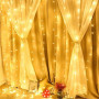 Гірлянда Водоспад 2m*2m 200 Led Теплий від 220V