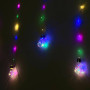 Світлодіодна гірлянда Xmas Штора з прозорими шарами 3m*1.5m 150 Led Мультикольорова від 220V