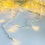 Гірлянда Xmas LED 120 3.3 Line Short curtain (Бурульки/Бахрома) W-1 Теплий білий 5 метрів Вулична (Білий дріт)