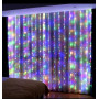 Світлодіодна гірлянда Xmas Водоспад (Штора) Феєрія 2m*2m (10 pcs) RGB на мідному дроті від 220V