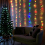 Світлодіодна гірлянда Xmas Водоспад (Штора) Феєрія 3m*2m (10 pcs) RGB на мідному дроті від 220V