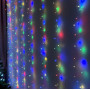 Світлодіодна гірлянда Xmas Водоспад (Штора) Феєрія 3m*2m (10 pcs) RGB на мідному дроті від 220V