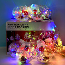 Гірлянда (Штора) Подарунок Copper curtain ball lamp (3m*1.5m) 200 Led Мультикольорова від 220V Гірлянда (Штора) Подарунок Copper curtain ball lamp (3m*1.5m) 200 Led Мультикольорова від 220V