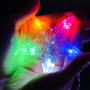 Гірлянда (Штора) дзвіночок, ялинка, олень, зірки 3.5m*1m 138LED Мультикольорова від батарейок