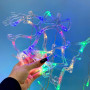 Гірлянда (Штора) дзвіночок, ялинка, олень, зірки 3.5m*1m 138LED Мультикольорова від батарейок