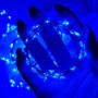 Гірлянда Водоспад на мідному дроті 3m*3m 300 Led Синій від USB
