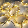 Гірлянда Водоспад 3m*1m (10pcs) на мідному дроті Теплий від USB з пультом