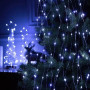 Гірлянда Кінський хвіст 400LED 2m 20pcs, крапля роси) від USB (Білий)