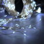 Гірлянда Кінський хвіст 400LED 2m 20pcs, крапля роси) від USB (Білий)