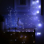Гірлянда Кінський хвіст 400LED 2m 20pcs, крапля роси) від USB (Білий)