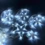 Гірлянда (Штора) Stars and Moon (4m*0,4m) білий від 220V з конектором