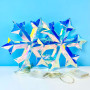 Світлодіодний нічник Snowflake 30cm від батарейок (без упаковки)