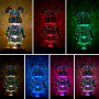 Нічник 3D Bearbrick Феєрверк KX230DX (RGB+Warm Light, від USB 5V) (22,7см)