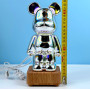 Нічник 3D Bearbrick Феєрверк KX230DX (RGB+Warm Light, від USB 5V) (22,7см)