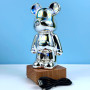 Портативний нічник 3D Bearbrick Феєрверк KX230DX-D (RGB+Warm Light) (22,2см)