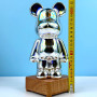 Портативний нічник 3D Bearbrick Феєрверк KX230DX-D (RGB+Warm Light) (22,2см)