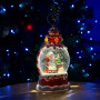 Новорічний нічник XMAS Кекс WLD-25015 з блискітками та музикою (від мережі, 3*АAА) 22см