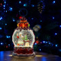Новорічний нічник XMAS Кекс WLD-25015 з блискітками та музикою (від мережі, 3*АAА) 22см