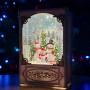 Новорічний нічник XMAS Книжка WLD-24023A-B з блискітками та музикою (від мережі, 3*АА) 19см