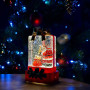 Новорічний нічник XMAS Подарунок WLD-25010A з блискітками та музикою (від мережі, 3*АAА) 18см