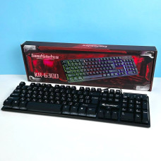 Клавіатура комп'ютерна дротова KEYBOARD HK-6300, з підсвічуванням