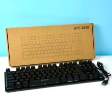 Клавіатура ігрова дротова з підсвічуванням ART-8930