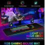 Килимок для мишки GMS WT-5 з RGB підсвічуванням від USB (80*30*0,4 см)