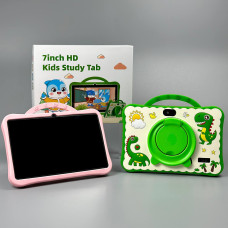 Планшет дитячий Dinosaur 7inch HD із силіконовим чохлом (Android 13, 4Gb - 64Gb, WiFi, Bluetooth)