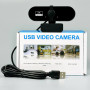 Web camera B06 Full HD + 2K, 2Мп (auto-focusing, вбудований мікрофон)